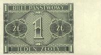 1 złoty   1.10.1938, tylko strona odwrotna; nied