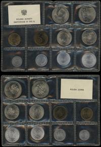Polska, zestaw kolekcjonerski polskich monet obiegowych, 1975–1976