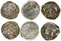 Niemcy, zestaw trzech denarów, XIV w.
