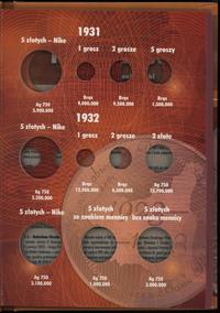 akcesoria numizmatyczne, klaser na Polskie Monety Obiegowe II RP (bez monet), 1923–1933