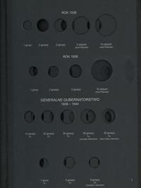 akcesoria numizmatyczne, klaser rocznikowy do monet polskich, 1916–1944