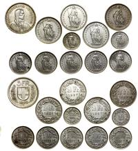 Szwajcaria, zestaw 12 monet