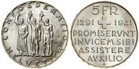 Szwajcaria, 5 franków, 1941