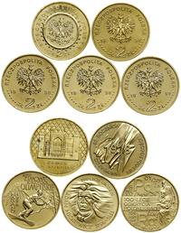 Polska, zestaw 5 x 2 złote, 1998