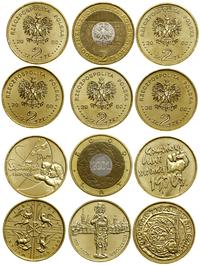 Polska, zestaw 6 x 2 złote, 2000