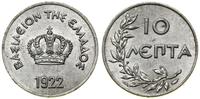 Grecja, 10 lepta, 1922