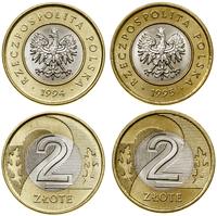 Polska, zestaw 2 x 2 złote, 1994, 1995