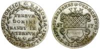 Niemcy, odbitka dukata (w srebrze), 1717