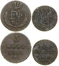 Polska, zestaw 2 monet z Księstwa Warszawskiego