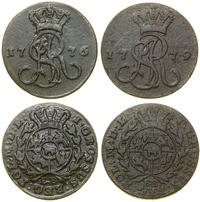 Polska, zestaw 2 x 1 grosz, 1776 EB / 1779 EB