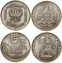 Polska, zestaw: 2 x 10 złotych, 1970 i 1972