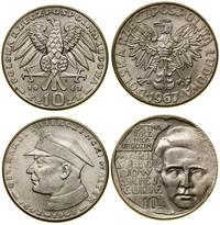 Polska, zestaw: 2 x 10 złotych, 1967