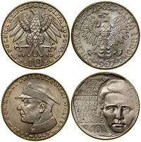 Polska, zestaw: 2 x 10 złotych, 1967