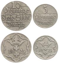5 fenigów 1923, 10 fenigów 1923, Berlin, razem 2