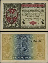 Polska, 1/2 marki polskiej, 9.12.1916