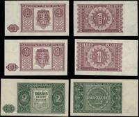 Polska, zestaw: 2 x 1 i 2 złote, 15.05.1946