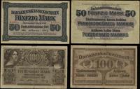 Polska, zestaw: 50 i 100 marek, 4.04.1918