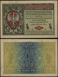Polska, 1/2 marki polskiej, 9.12.1916