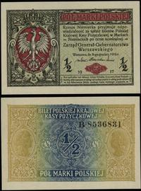 Polska, 1/2 marki polskiej, 9.12.1916