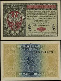 Polska, 1/2 marki polskiej, 9.12.1916