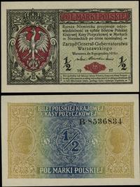 Polska, 1/2 marki polskiej, 9.12.1916