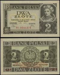 Polska, 2 złote z okolicznościowym nadrukiem, 26.02.1936