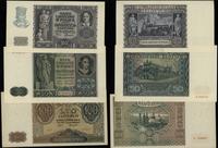 Polska, zestaw 3 banknotów, 1940–1941