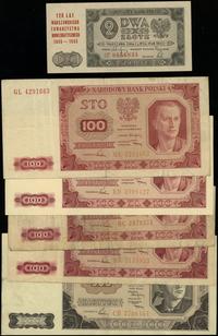 Polska, zestaw 6 banknotów, 1.07.1948