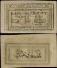 Polska, 4 złote polskie, 4.09.1794