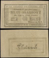 Polska, 4 złote polskie, 4.09.1794