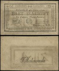 Polska, 4 złote polskie, 4.09.1794