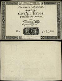 Francja, asygnata na 10 liwrów, 24.10.1792