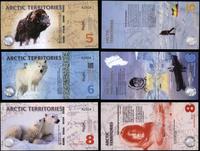 tereny Arktyki, zestaw 14 banknotów