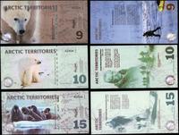 tereny Arktyki, zestaw 14 banknotów