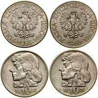 Polska, lot 2 x 10 złotych, 1960, 1966