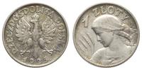 1 złoty 1925(kropka po dacie), Londyn, Kobieta z