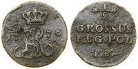 Polska, półgrosz, 1776 EB