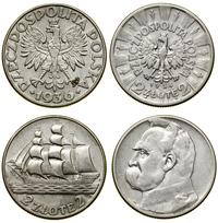 Polska, zestaw: 2 x 2 złote, 1934 i 1936