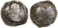 Francja, 1/2 franka (tête nue enfantine au col fraisé), 1615/9