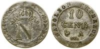Francja, 10 centymów, 1808