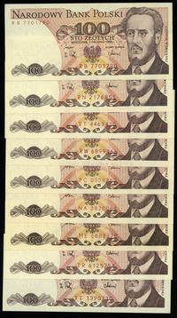 Polska, zestaw 27 banknotów, 1982–1988