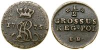 Polska, półgrosz, 1775 EB