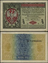 Polska, 1/2 marki polskiej, 9.12.1916