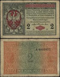 Polska, 2 marki polskie, 9.12.1916