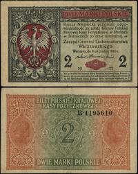 Polska, 2 marki polskie, 9.12.1916