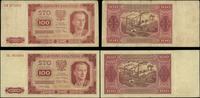 Polska, zestaw: 2 x 100 złotych, 1.07.1948