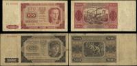Polska, zestaw: 100 i 500 złotych, 1.07.1948