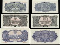 Polska, komplet banknotów emisji pamiątkowej 1974