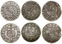 Polska, zestaw 3 x półtorak, 1625, 2 x 1627