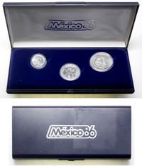 Meksyk, zestaw 3 monet, 1985